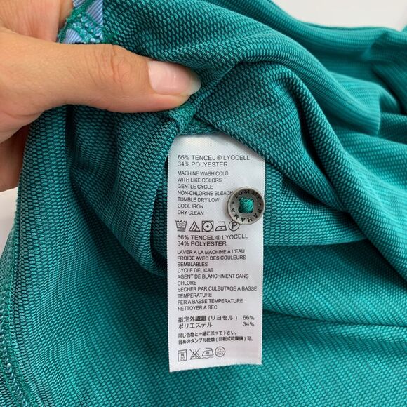 Tommy Bahama Polo Shirt Mens XL Extra Large Jade Green Space Dye Short Sleeve - Picture 6 of 11